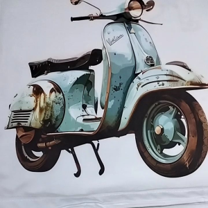 KAOS T-SHIRT BAJU DISTRO VESPA CLASSIC ANTIK HARGA GROSIR