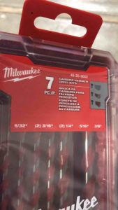 Milwaukee Shockwave Carbide Hammer Drill Bit Kit (7-Piece)