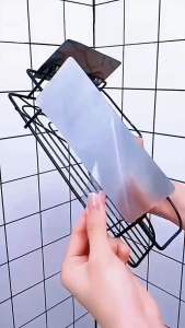 Combo 2 Kệ góc nhà tắmgiá để đồ nhà bếp phun sơn tĩnh điện - dán tường siêu dính trong nhà tắm nhà bếp