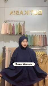 Kerudung Jilbab Hijab Instan Bergo Maryan Diamond Syari Jumbo L4 Panjang Syari