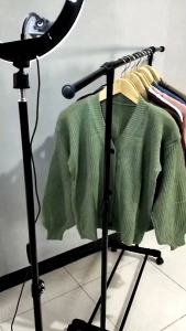 KARDIGAN RAJUT KANCING 3 TANGAN BALON