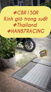 Kính gió trong suốt vòm cao CBR150 2021/2024 (vòm dài ko nhọn)