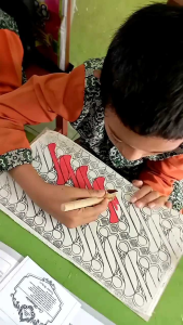 Paket Alat Membatik Canting Latihan membatik Motif Batik Sekar Kecubung Aksesoris Membatik - Lazada