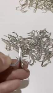 10pcs Sailor Treble Hook ST66 5x Strong Bright Tin