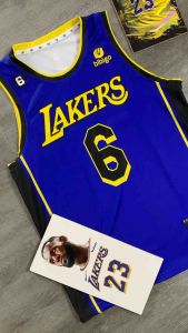 JERSEY BASKET LAKERS UNGU PURPLE LEBRON JAMES 6 2022 2023 SWINGMAN