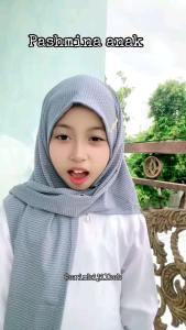 Pasmina Instan Anak Soft Pet Malay Friska Jersy Victoria Premium/Hijab Pasmina Intan Kids Usia 3-9 tahun