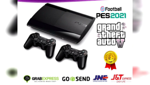 Ps3 Super Slim Hdd 500Gb + 2 Stik Wirelless Full Game Terbaru - Console Refurbish, Harga Terjangkau, Paket Lengkap