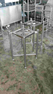 CMS ขาตั้งวางเขียงไม้สเตนเลส ขนาดเขียง 20นิ้ว. (เส้นผ่านศูนย์กลางเขียงสับ 20นิ้ว.) ความสูงขาตั้ง 70 ซม. ไม่รวมความสูงของเขียง