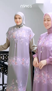 DRESS GAMIS MODE AZALEA TERBARU BY NINOS 100% ASLI