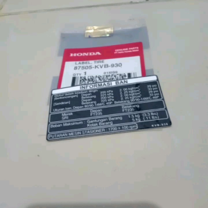 Stiker Label Ban Original & Aksesoris Ban Motor Vario