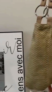 Tas Tote Anyam Ring TW232 Women Shoulder Bag Fashion Etnik Elegant