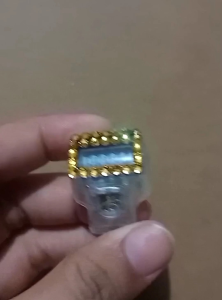 tasbih digital led cantik / tasbih cincin / tasbih warna / hiasan Blue