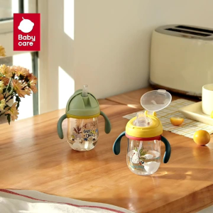 Sakumini X BC Babycare Sippy Cup Tritan Botol Minum Sedotan Anak Bayi 240ml