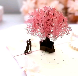 ❣️Msia stock❣️3D pop up wish card/birthday valentine wedding anniversary graduation proposal gift invitation card