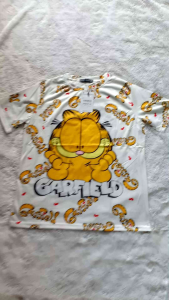 Gs kaos impor Garfie dan Micky kode 9012 dan 1904