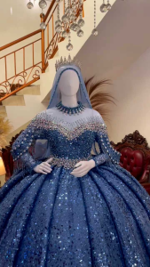 Gaun Pengantin Terbaru Lengan Ronce