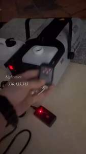 Máy khói 1800w led fog machine 180w led đèn sân khấu