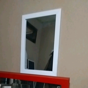 Kaca Cermin Minimalis Aesthetic | Gantung | Tempel Dinding Ukuran 35x25