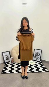 ONESET ZELINA - TOP RIB PENDEK KOREAN STYLE