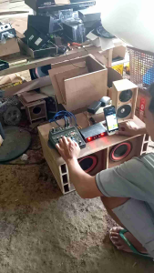 POWER AMPLI MINI CLASS D TPA3116 MODEL BUILD UP 24 VOLT MOBIL BUS TRUK AUDIO