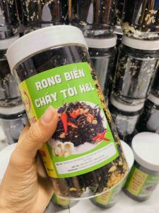 Rong biển cháy tỏi/sấy tỏi thơm giòn_ hủ 130gr