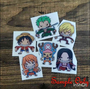 nami onepiece 3M reflective printed laminated sticker for cars motorcyle gadgets etc.