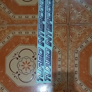 stiker mobil truk Hino Dutro 500 TURBO INTERCOOLER