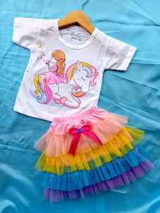 Setelan Super Unicorn 0-5 Tahun