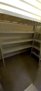 Loft bed customize with shelf Singapore /bomb shelter/utility room /helper room