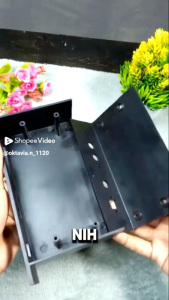 Box Panel MP3 Bluetooth USB Hitam Kotak Plastik Tebal
