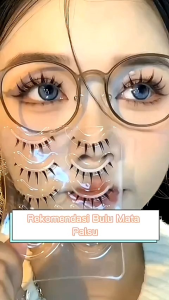 5 Pasang Bulu Mata Palsu Alami 3D Premium Fairy Eyelashes Bulu mata douyin Natural Eyelash