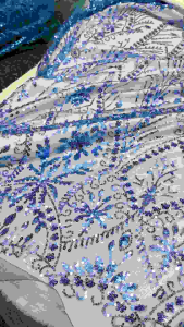 Kain Tile Payet Suaroskin Valentino/ Tile Payet/ Tile Sequen/ Kain Tile Sequen Swuarosky/ Bakal Gaun/ Bakal Dres/ Wedding