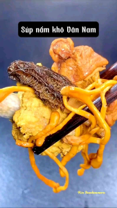 (Mua 1 tặng 1) Súp Nấm Khô Vân Nam 7 loại Nấm mix táo đỏ và kỷ tử