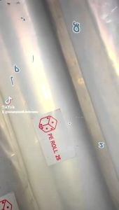 PLASTIK PE ROLL KARPET UK 40 CM TEBAL 40 MIC / PLASTIK IKAN / PLASTIK AKSESORIS