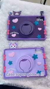 Casing Xiaomi Redmi Pad SE 11inch | Redmi Pad 10.6 inch | Redmi Pad Pro 12.1 inch | Poco Pad 12.1 inch | Mi Pad 6 / 6Pro | Mi Pad 5 / 5 Pro Softcase bahan silikon standing bonus tali