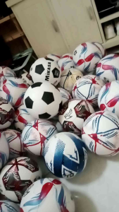 Bola sepak anak jait mesin bola murah bonus pentil & jaring pompa