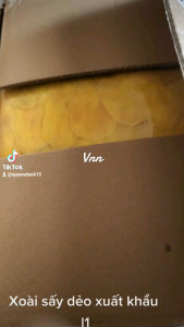 [hcm] XOÀI SẤY DẺO tự nhiên nguyên miếng size to 500gr - 500gr soft dried sliced MANGOES ready to eat