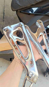 STEP BARSTEP FOOTSTEP BELAKANG RX KING NEW CROM ASLI