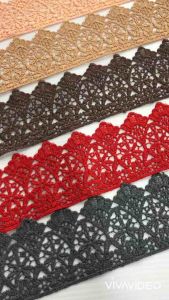 6cm Premium Chemical Lace/ Lace Baju 6cm Lebar (Harga untuk 1 meter)