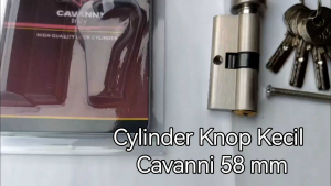 Cylinder Knop Cavanni 58 mm Comp / Cylinder Pintu Tanggung Cavanni / Cylinder Pintu Kecil Cavanni 58 mm