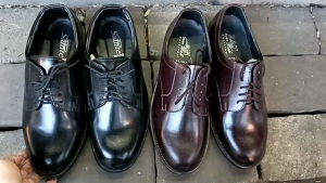 Sainte by SCS ผลิตในไทย รองเท้าคัทชู ผูกเชือก พื้นเย็บ รองเท้าตำรวจ ทหาร ผู้กำกับลูกเสือ นักเรียน ใส่ทำงาน แฟชั่น เบอร์7-11