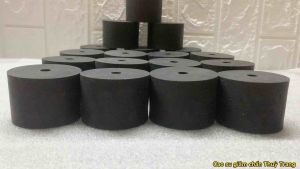 Cao su chống rung đường kính 60 (mm)  Cao su kê chân máy Cao su giảm chấn phi 60 cao 40 (mm)