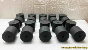 Cao su chống rung Cao su kê chân máy Cao su giảm chấn phi 50 cao 50 (mm)
