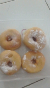 Donat Susu Isi 20 Biji Produk Halal dan Siap Saji tinggal Goreng