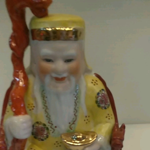 อากงเจ้าที่งานเซรามิคสูง8นิ้ว