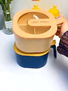 Tempat Bumbu 4 Sekat | Kotak Bumbu 4in1 | Tempat Bumbu Dapur 4 Sekat | Wadah Bumbu Dapur 4in1 Serbaguna | Wadah Toples seasoning Box Storage 4 Sekat