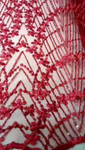 Bahan Kain Tile Kebaya Elishaap & Kain Tile Korea Mewah Full Payet