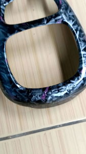 Garnis Cover Tutup Spidometer Carbon Forget WTP Scoopy Donat 2017 - 2020