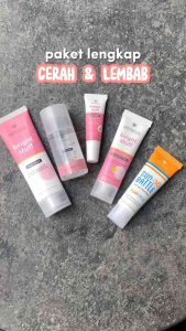 Emina Bright Stuff 1 Paket Lengkap Skincare Remaja Mencerahkan