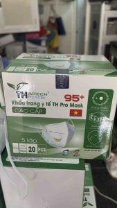 Hàng Cty Chính Hãng) KHẨU TRANG CÓ VAN TH PRO MASK 5 LỚP